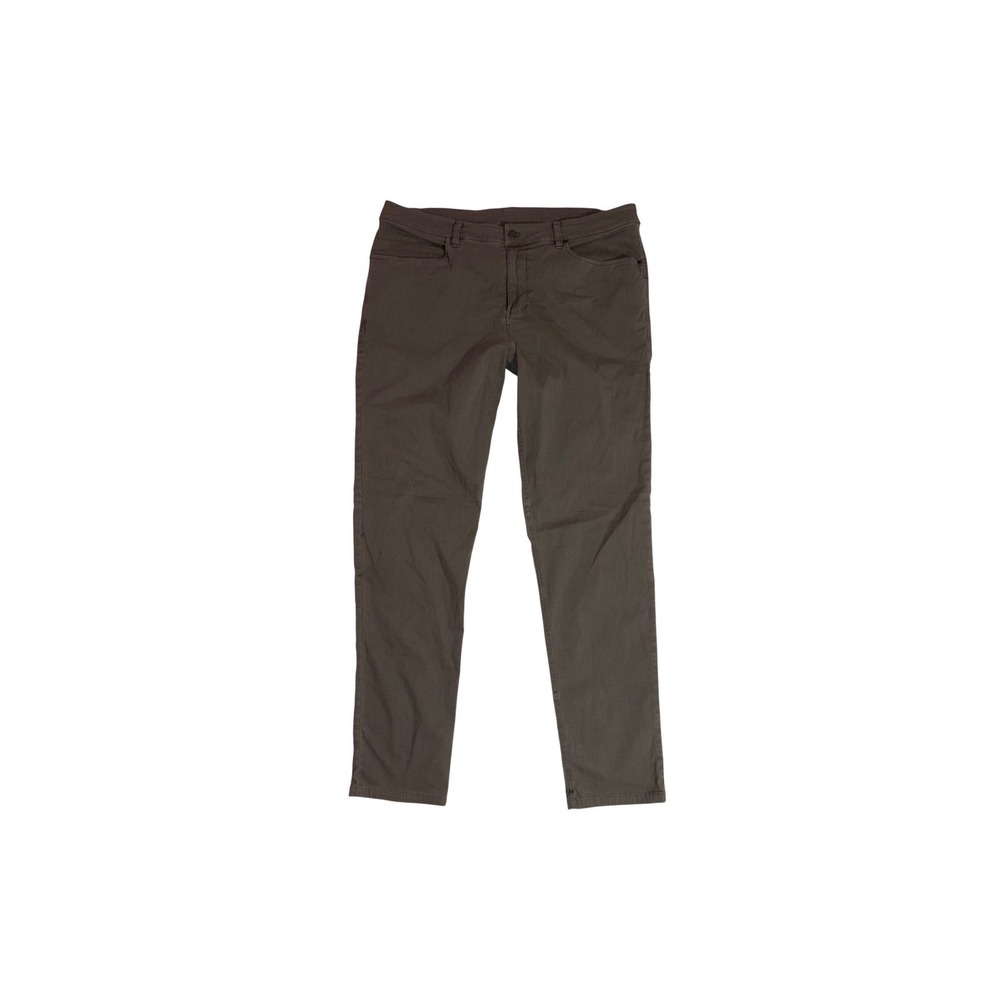 LULULEMON ABC Pant Slim Mens 36 Sage Green Chino 5-Pocket Stretch Trousers